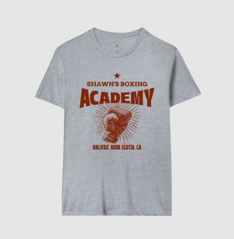 Shawn’s Boxing Academy estampa vermelha  (Amor Fati - GB Baldassari)