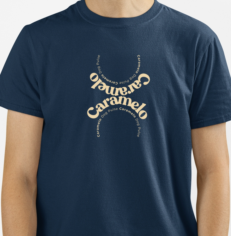 Camiseta Dog Pulse – Estilo Caramelo
