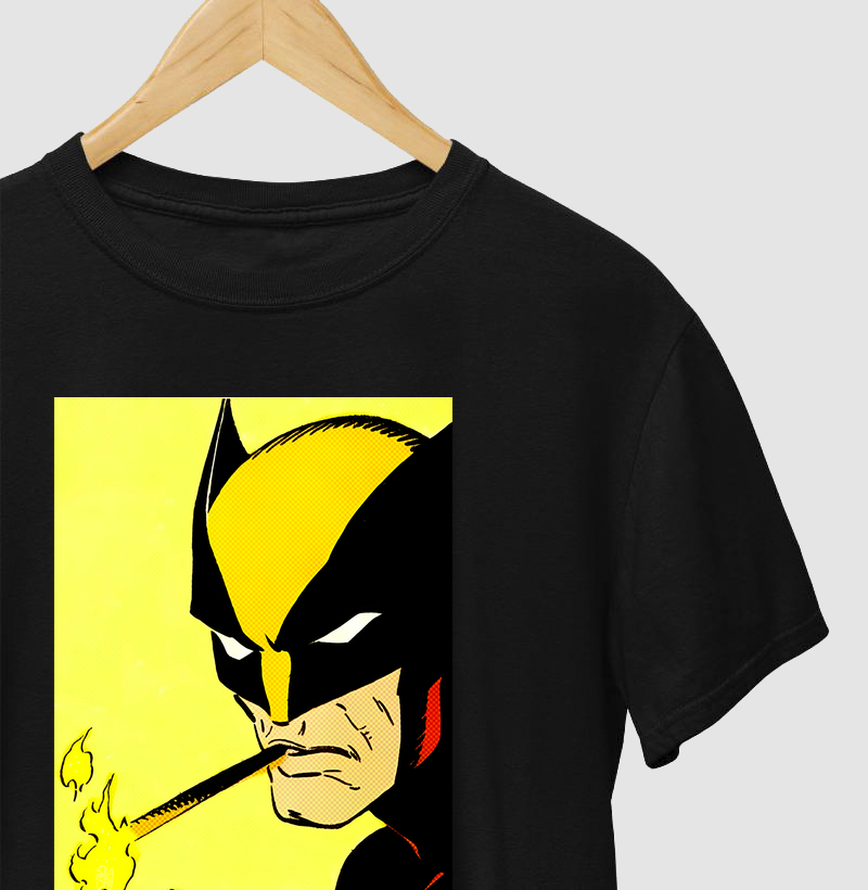 Wolverine is smoking