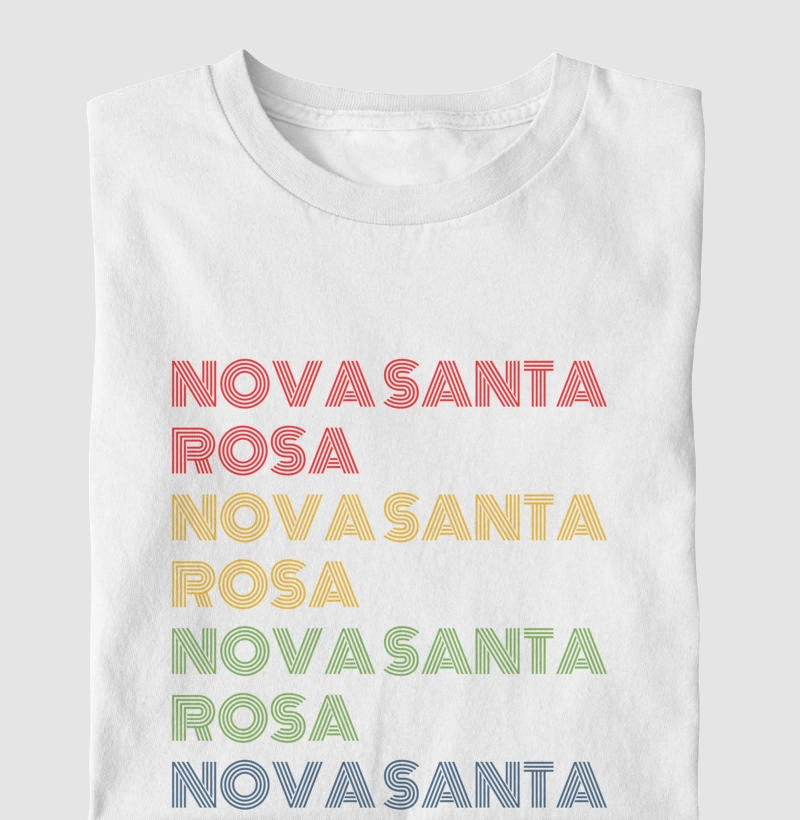 Nova Santa Rosa Letreiro Retrô