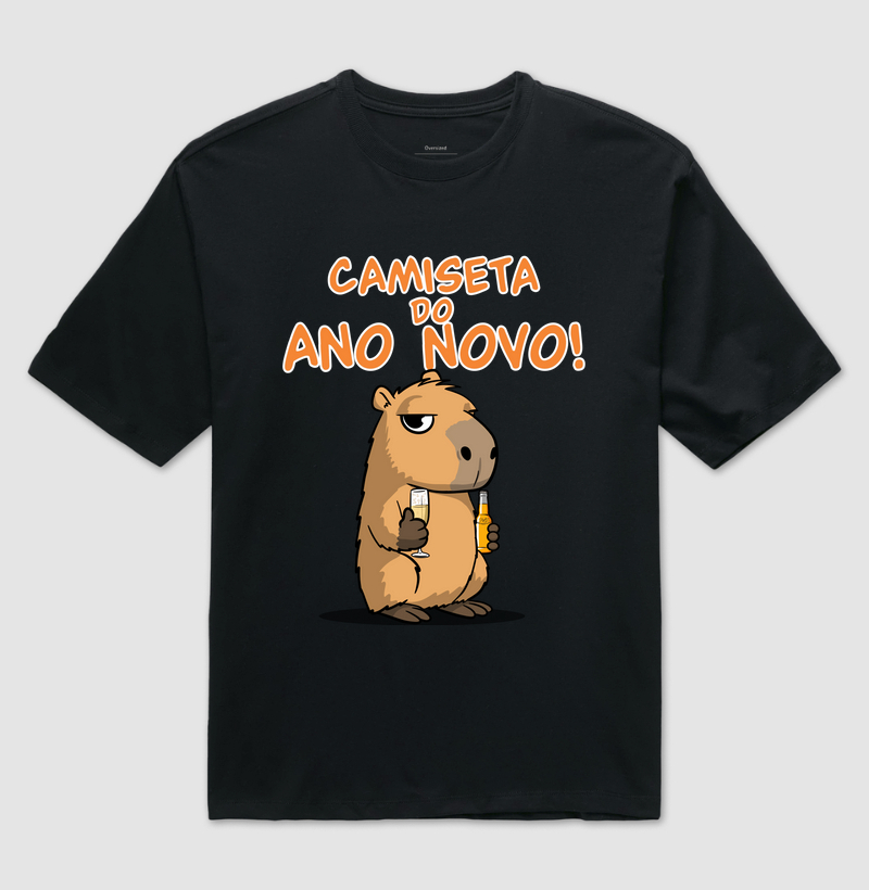 Camiseta Capivara Ano Novo