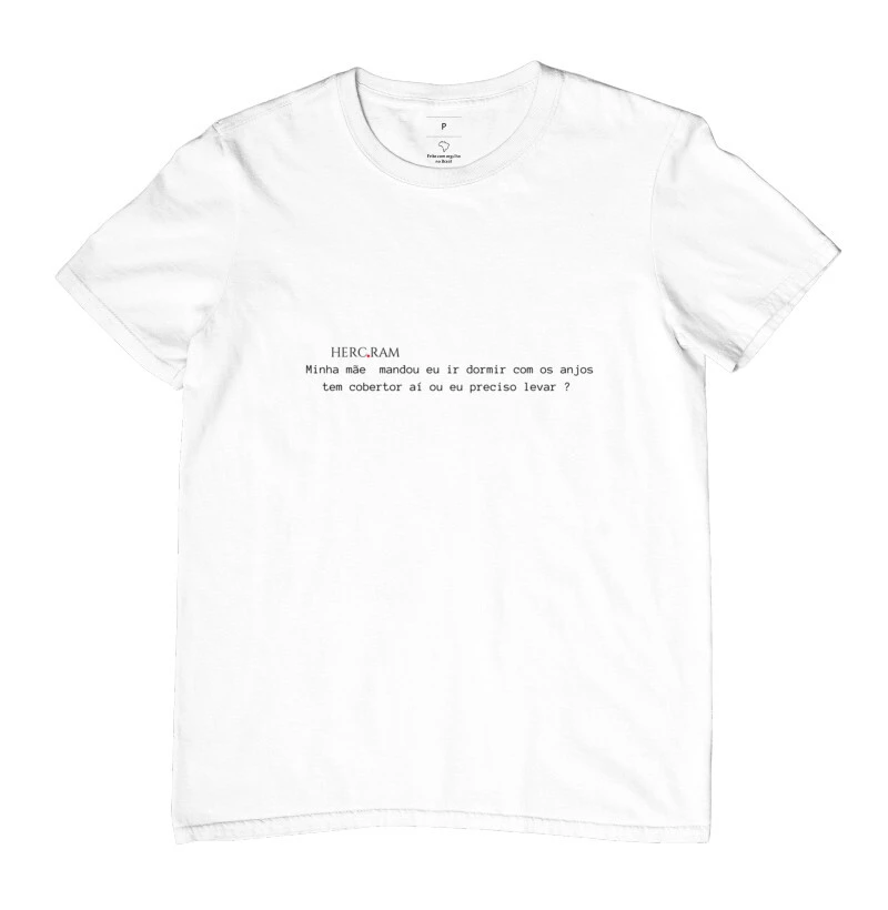 Camiseta Masculina Herc.Ram Minha Mãe Mandou