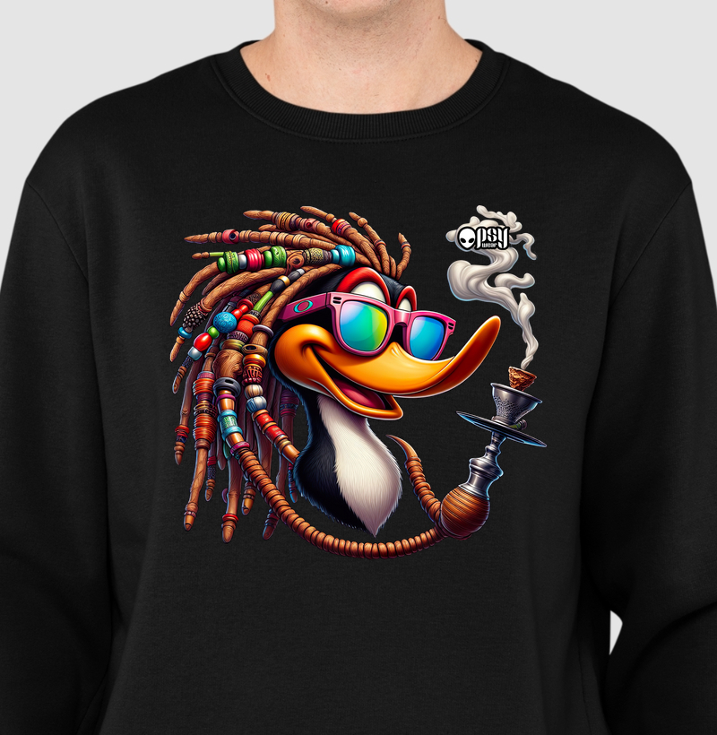 Pato Rastafari e seu Narguilé