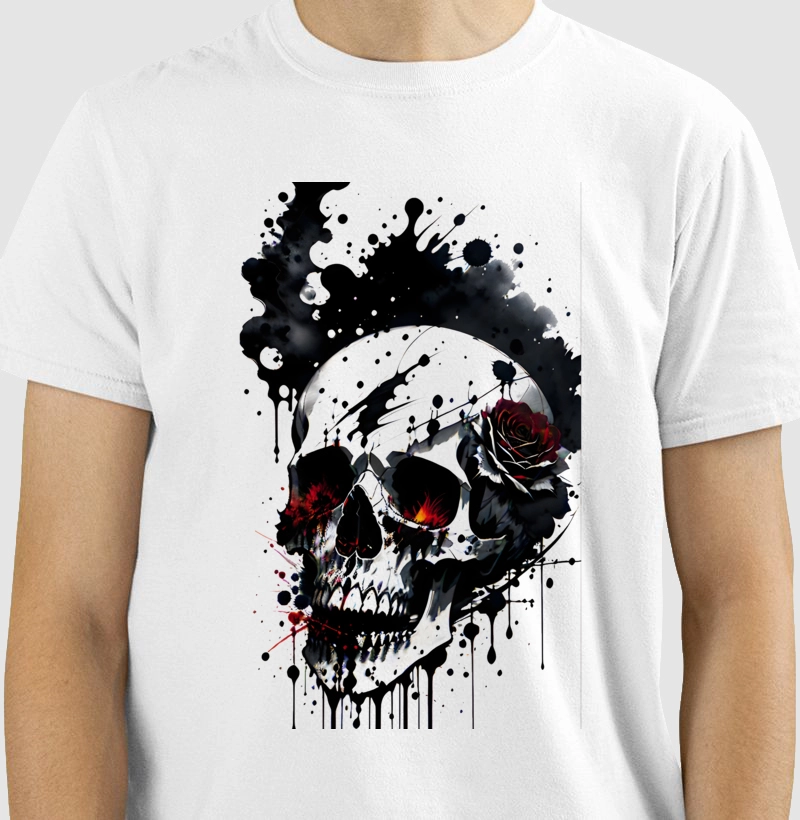 Skull on fire 