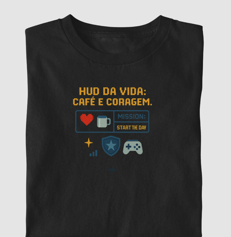 FunPhrase Hud da Vida Café e Coragem