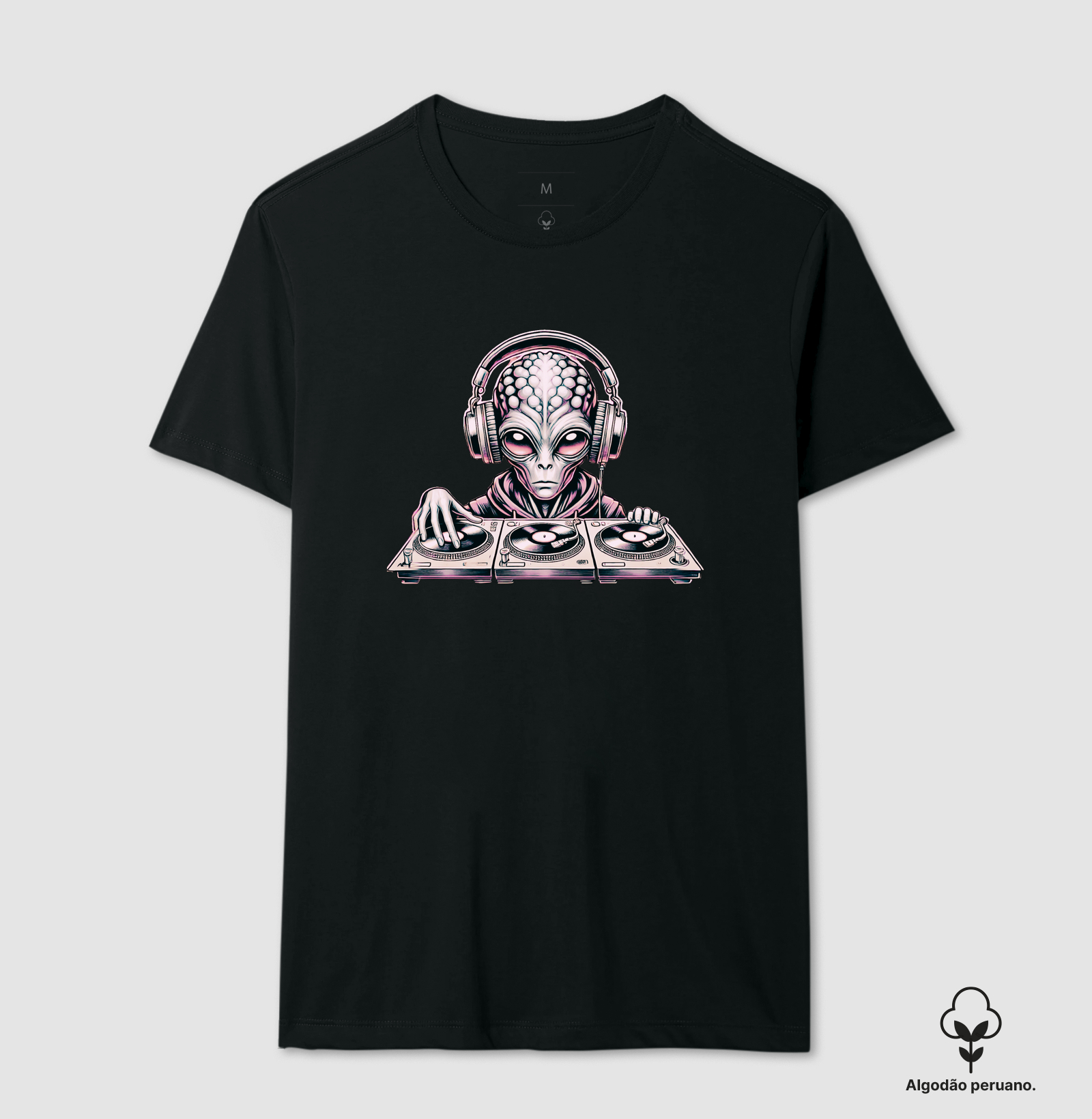 Alien DJ (algodão peruano)