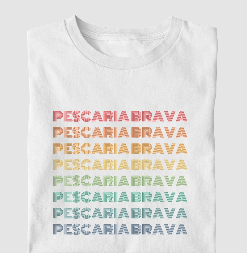 Pescaria Brava Letreiro Retrô