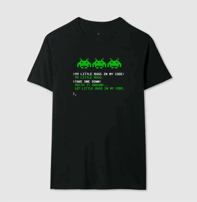Camiseta Little bugs in my code