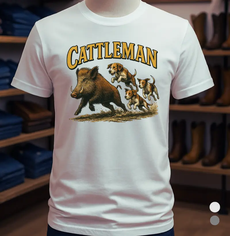 Camiseta caçador cattleman