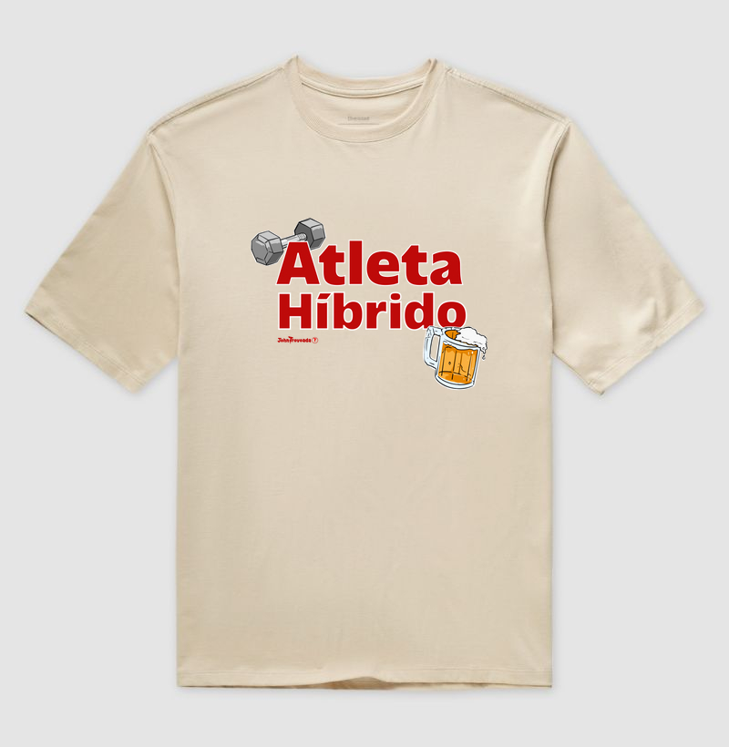 Camiseta Oversized Atleta Híbrido 