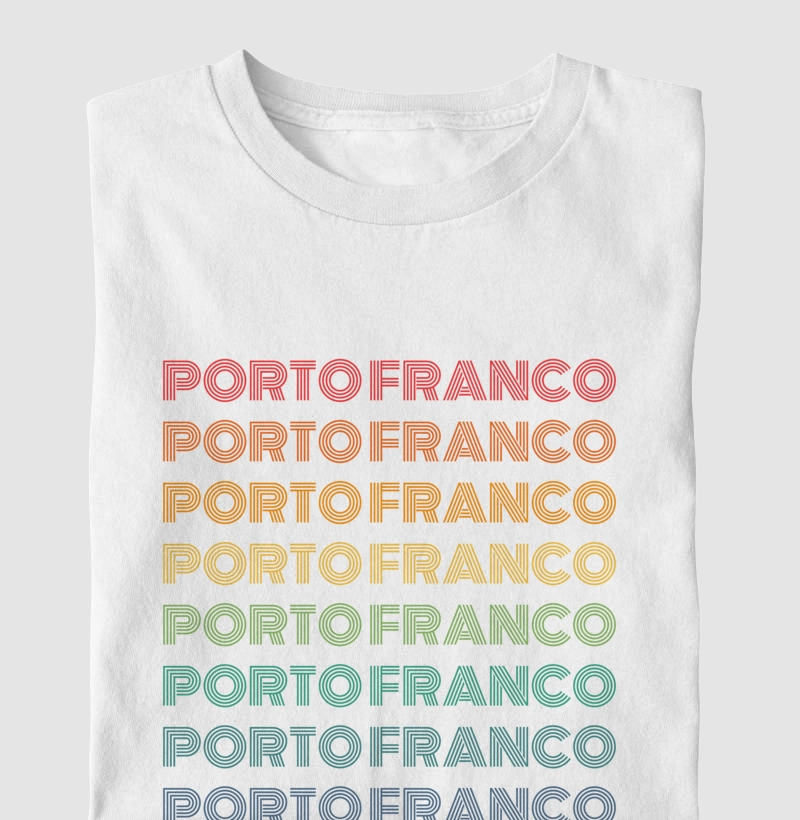 Porto Franco Letreiro Retrô