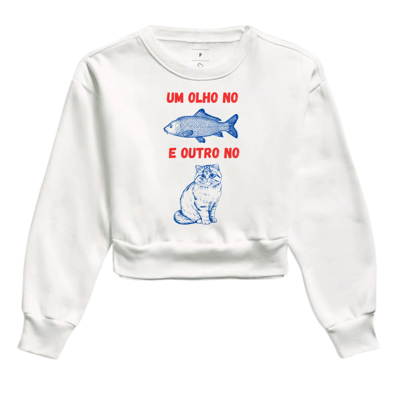 Um olho no peixe e outro no gato