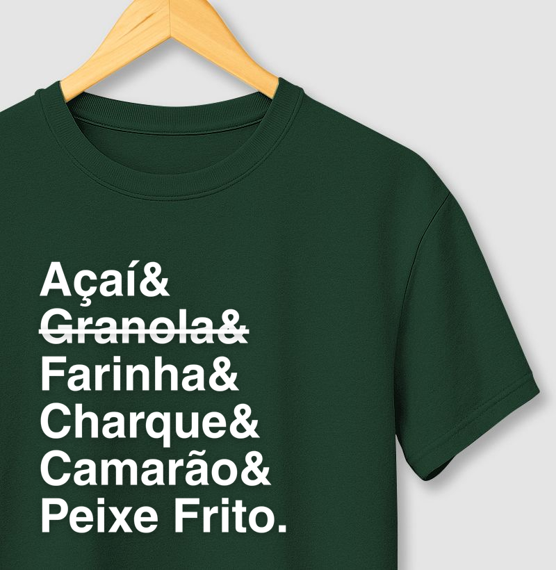 Camisa "Açaí com Farinha"