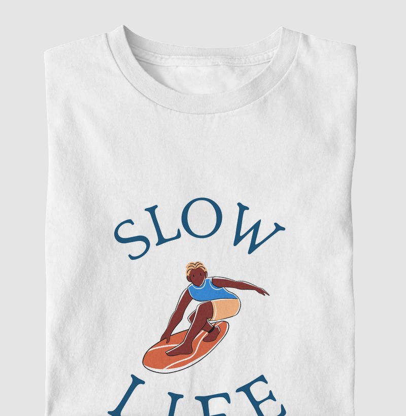 Camiseta Surfista - Coleção Slow Life