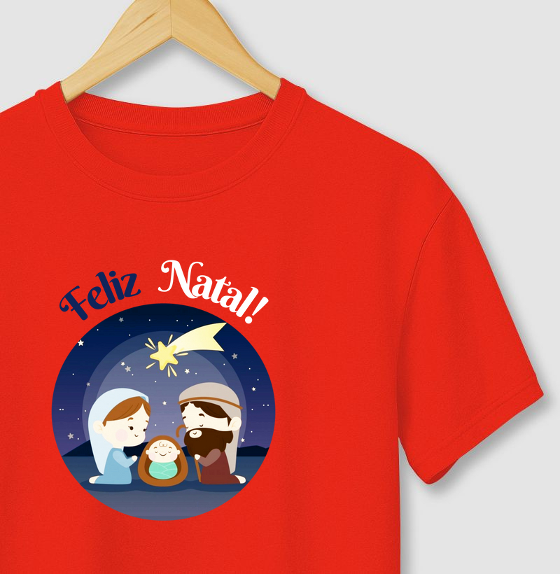 Camiseta Feliz Natal Creio & Confesso