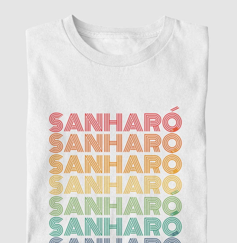Sanharó Letreiro Retrô