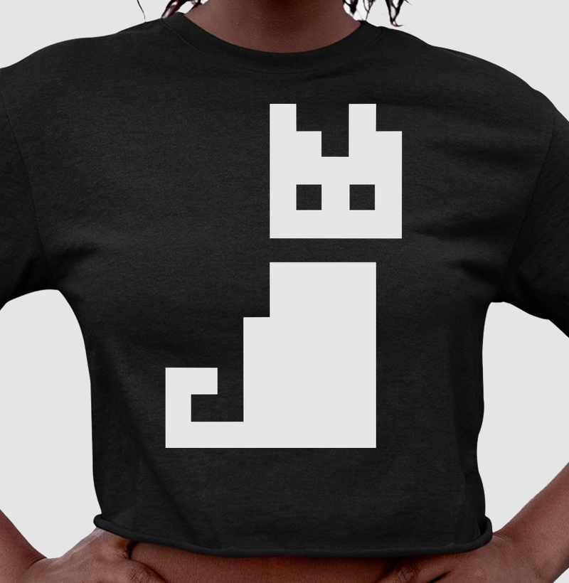Pixel Cat – Think Tee