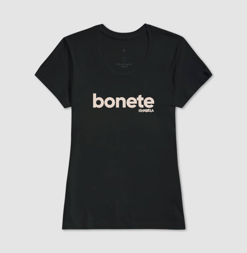Camiseta Praia do Bonete Ilhabela Areia Baby Look