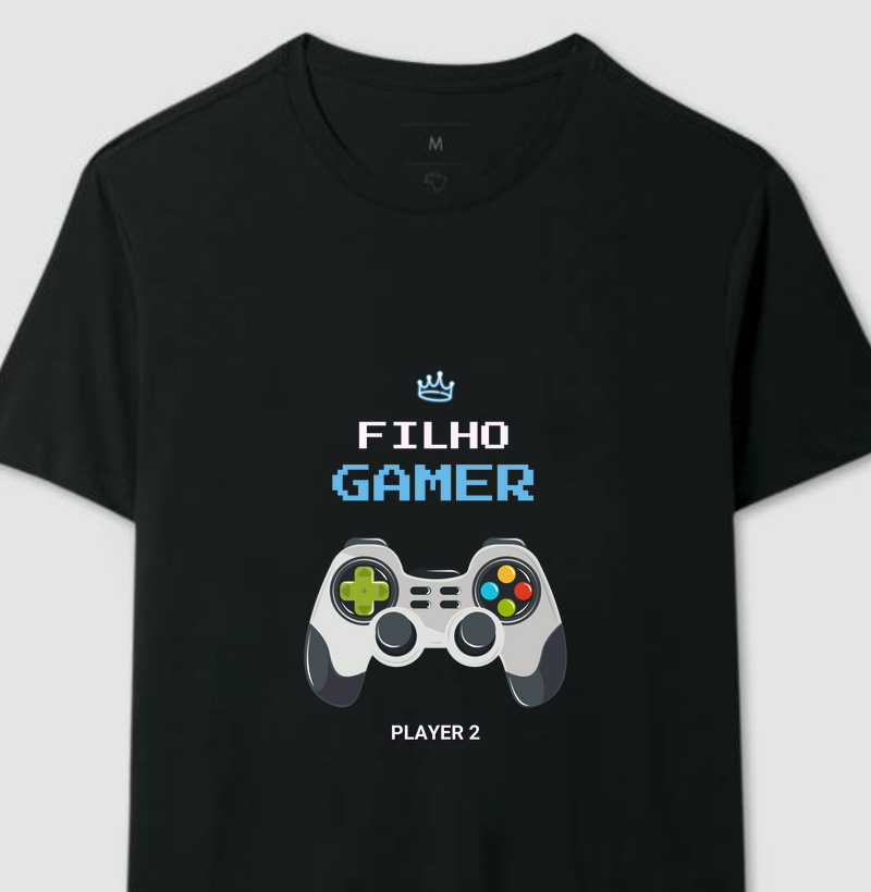 Camiseta Filho Gamer