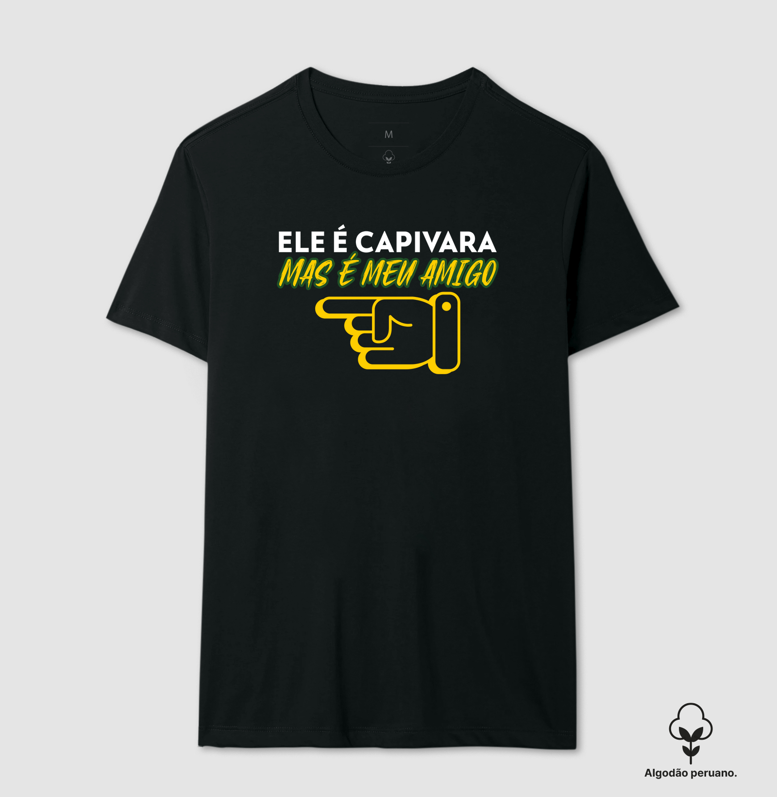 Ele é capivara mas é meu amigo