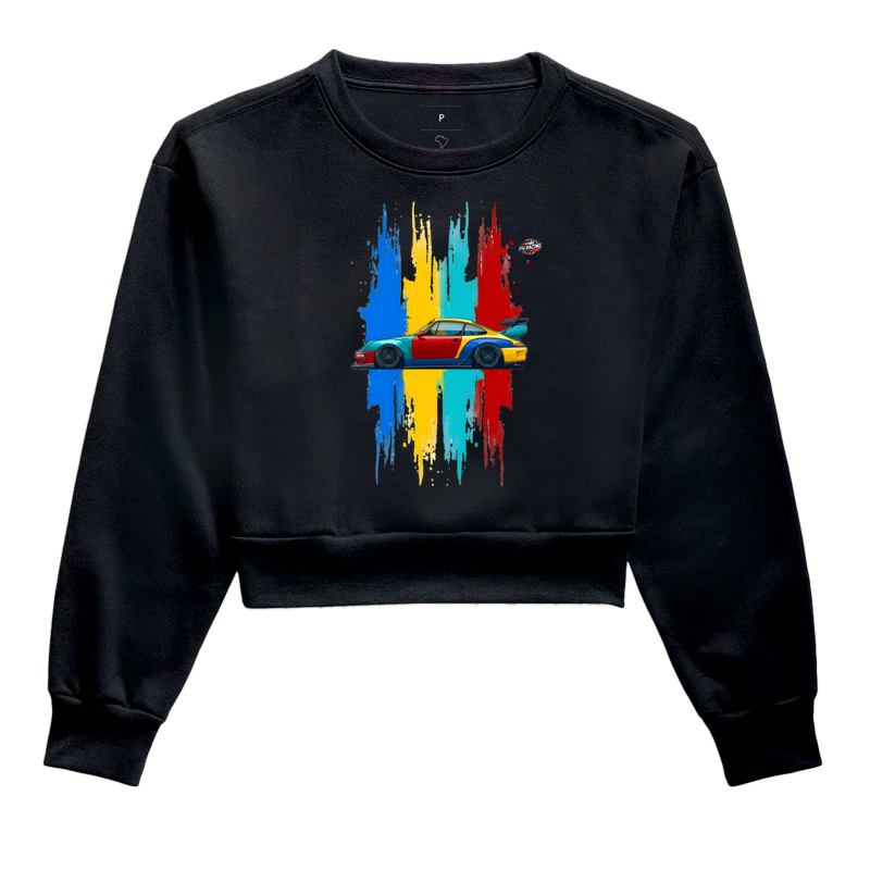 Cropped Moletom Porsche 