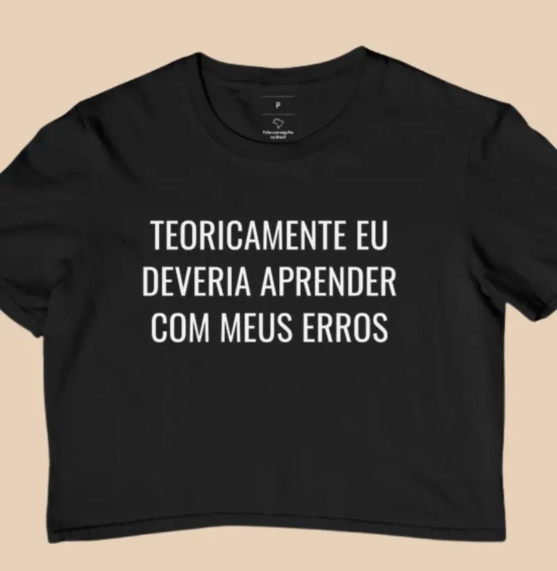 Teoricamente eu deveria aprender com meus erros