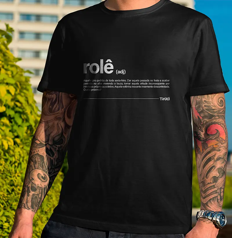 Defina o seu rolê