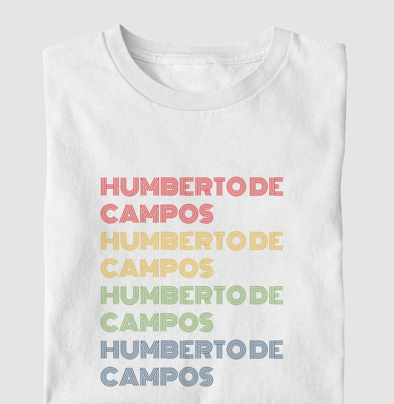 Humberto de Campos Letreiro Retrô