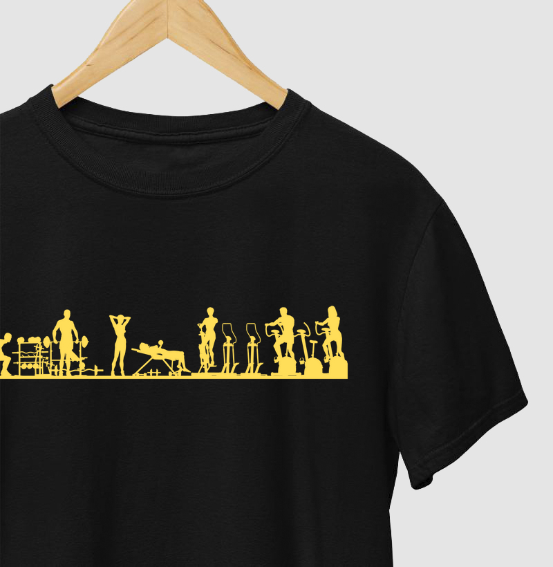 Camiseta descolada e confortável para treinar com muito mais estilo e liberdade. 