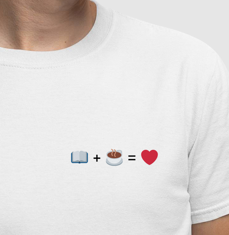 Camiseta | Livro + Café