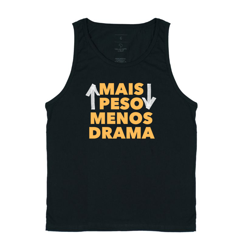 Mais peso, menos drama. 
