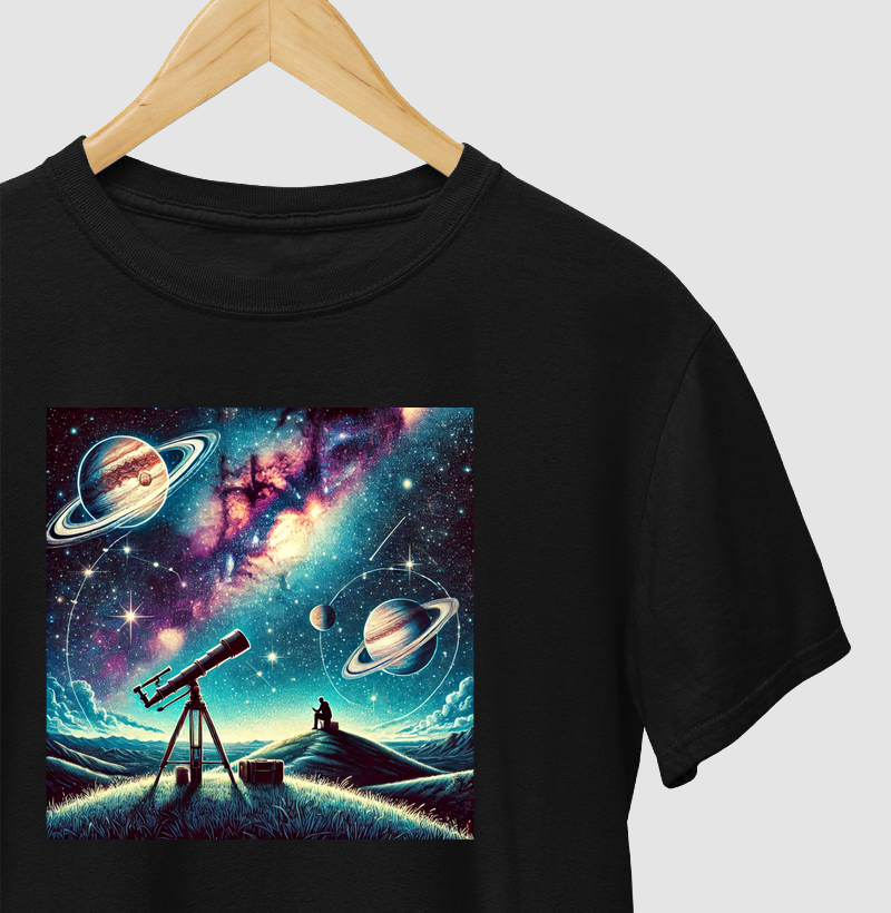 Camiseta sistema solar
