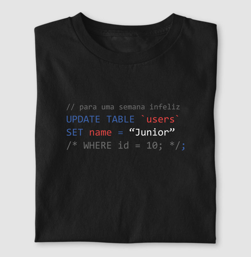 Camiseta Update Infeliz