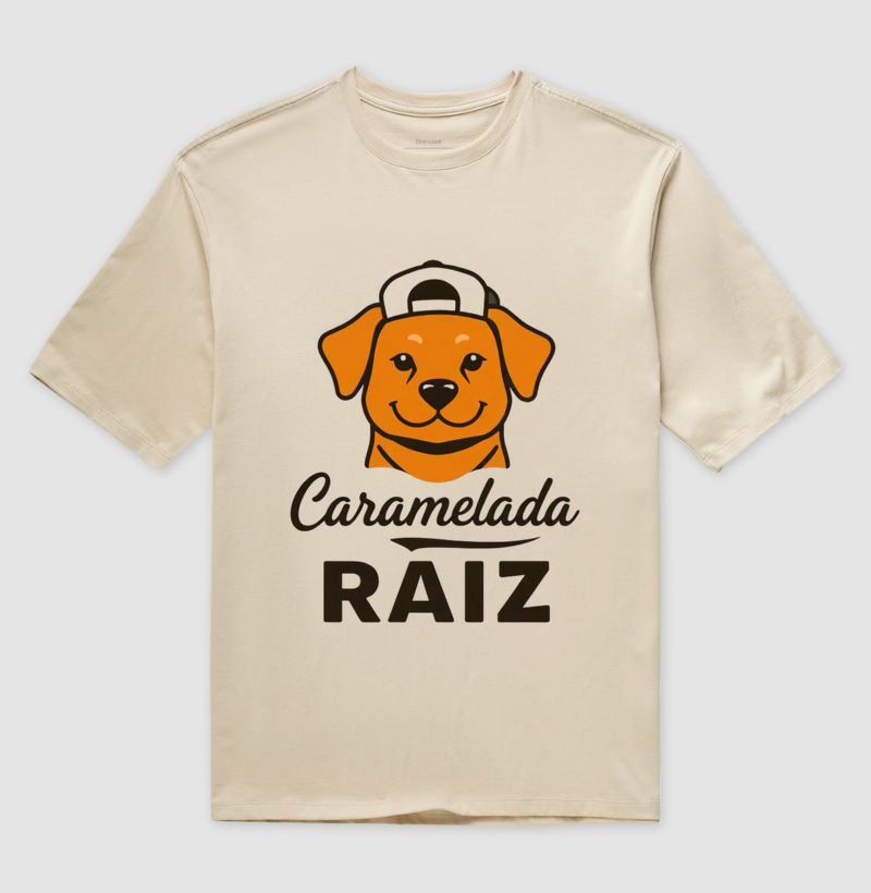 Camiseta Oversized Caramelada Raiz