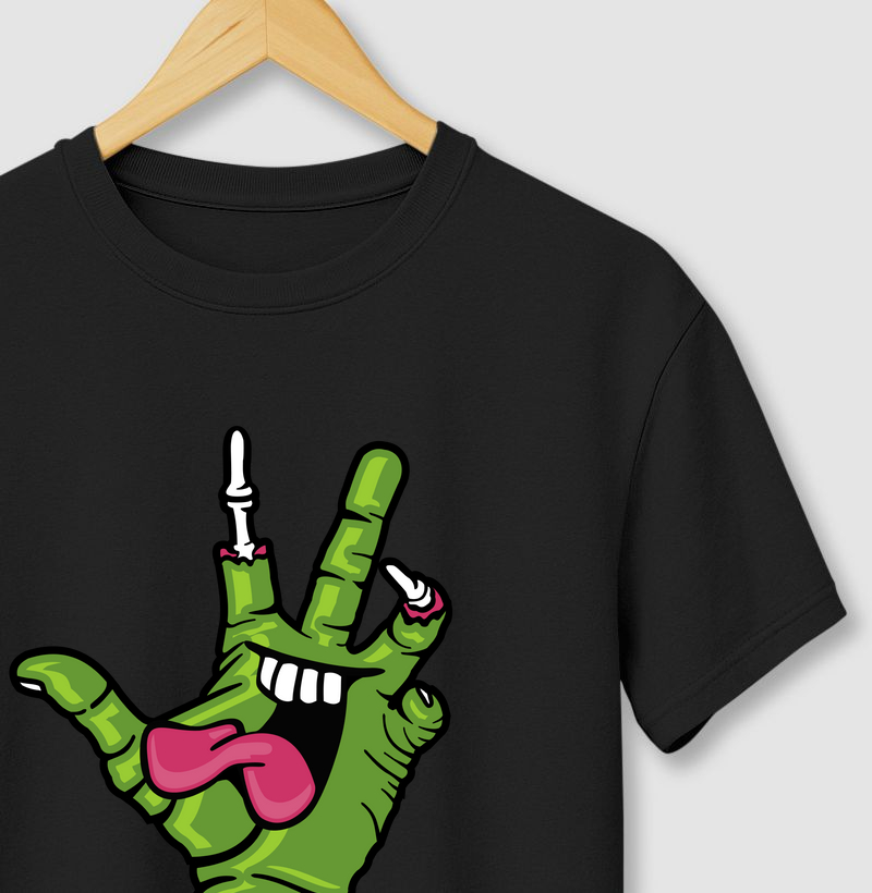 Mão zumbi streetwear