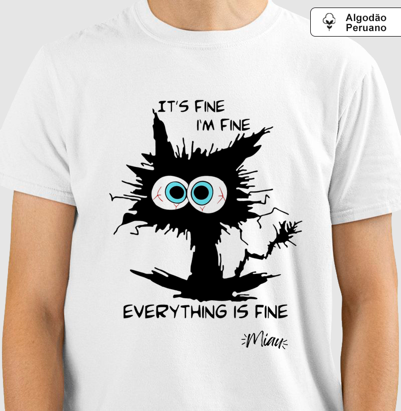 Camiseta Miau It´s Fine