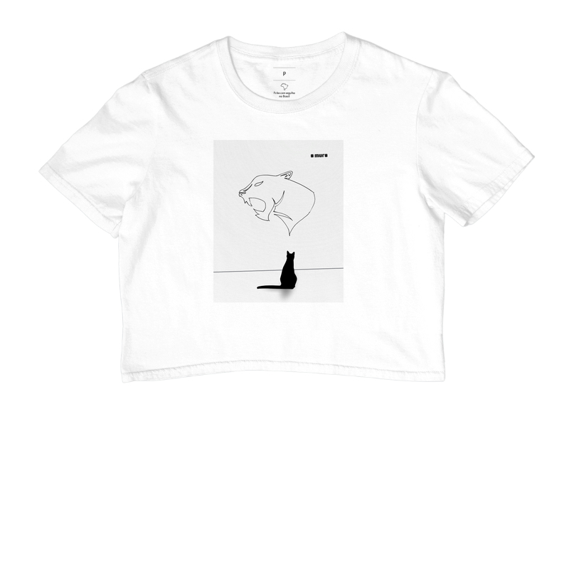 camiseta cropped | os gatos de Darwin