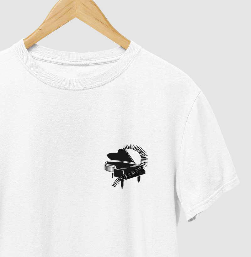 Camiseta Piano Music Vibe