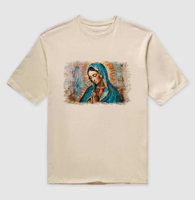 Camiseta oversized - Nossa Senhora de Guadalupe