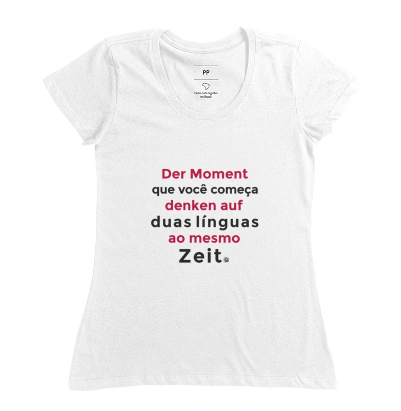 Camiseta feminina Der Moment 