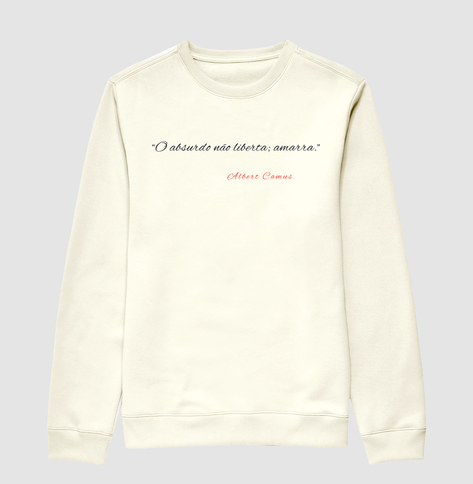 Suéter Moletom Albert Camus
