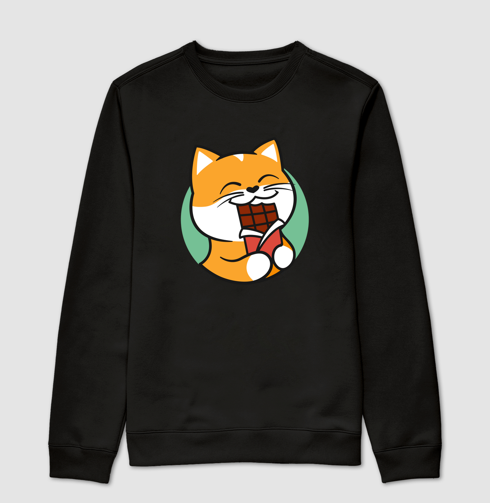 0450-Gato com chocolate