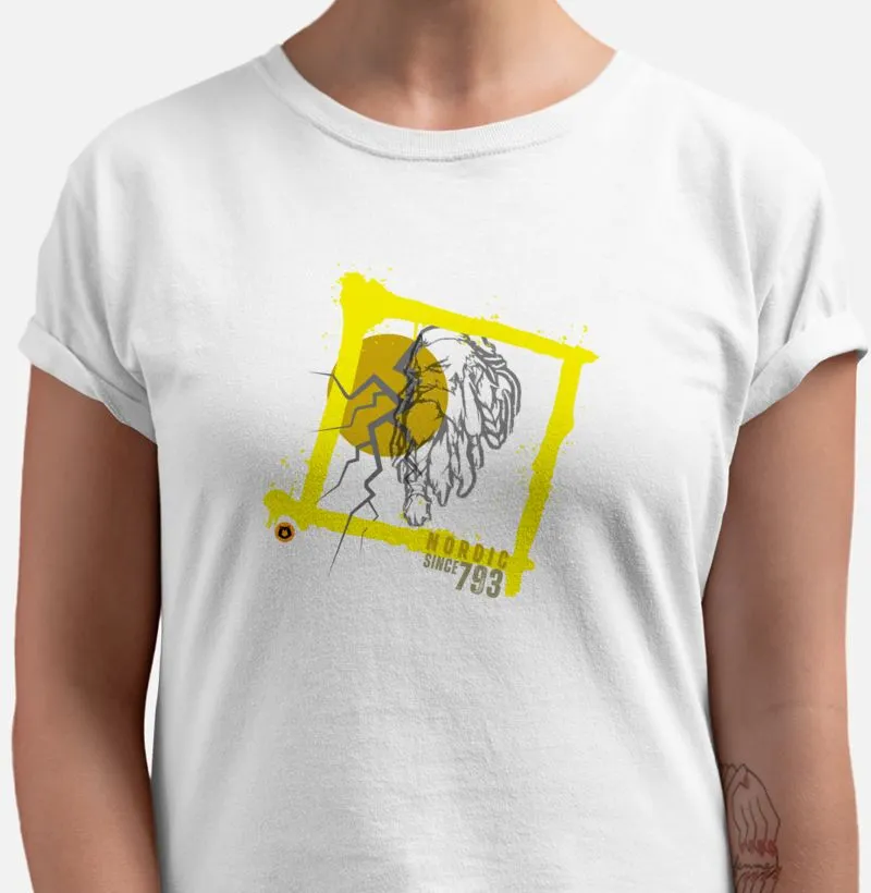 camiseta viking guerreiro nórdico
