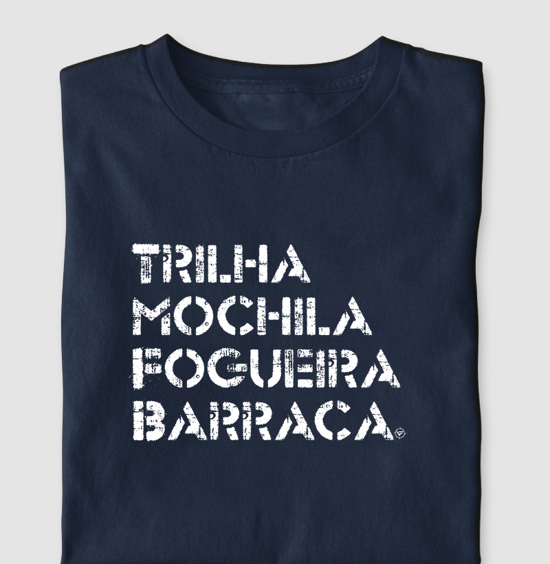 Trilha Mochila Fogueira e Barraca