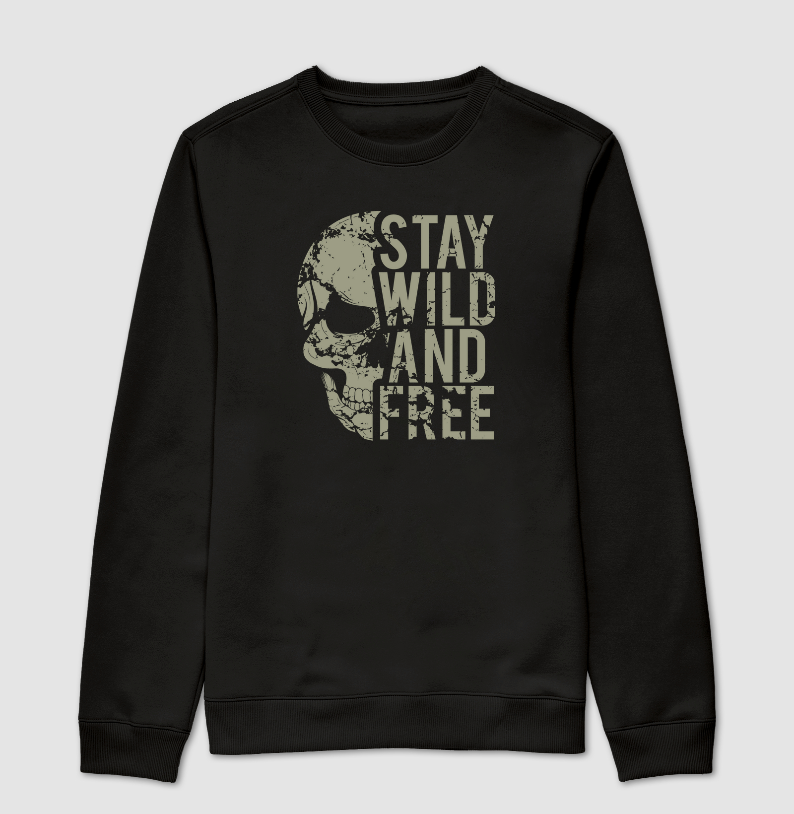 Skull Stay Wild and Free