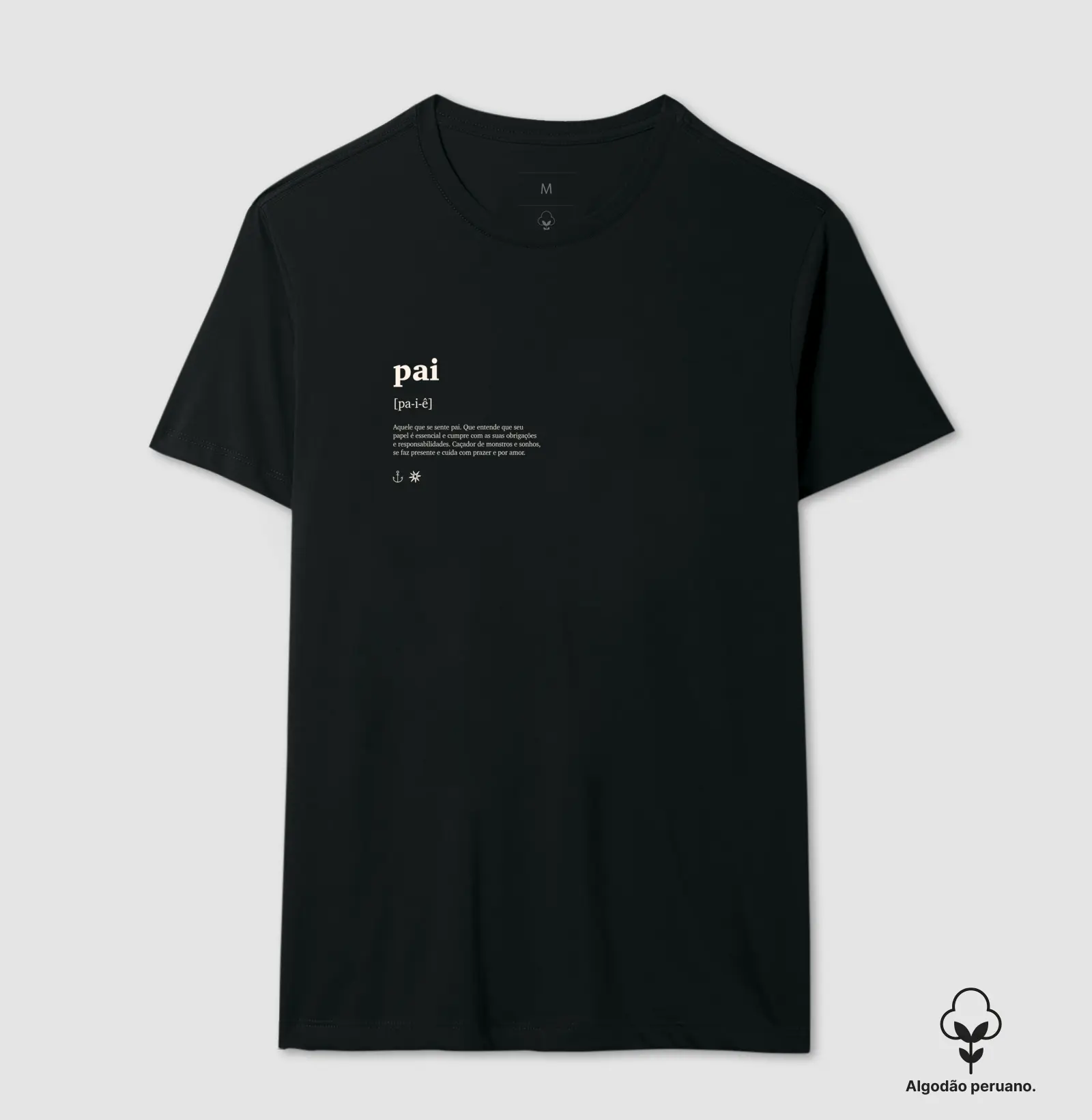 Pai-ê [Algodão Orgânico] Homem Paterno 