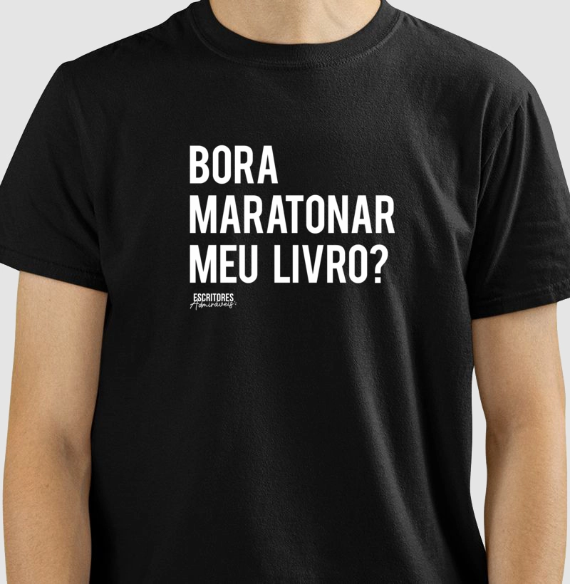Camiseta Maratona do meu Livro
