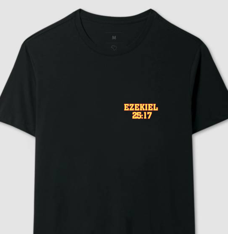 Camiseta Pulp Fiction - Ezekiel 25:17
