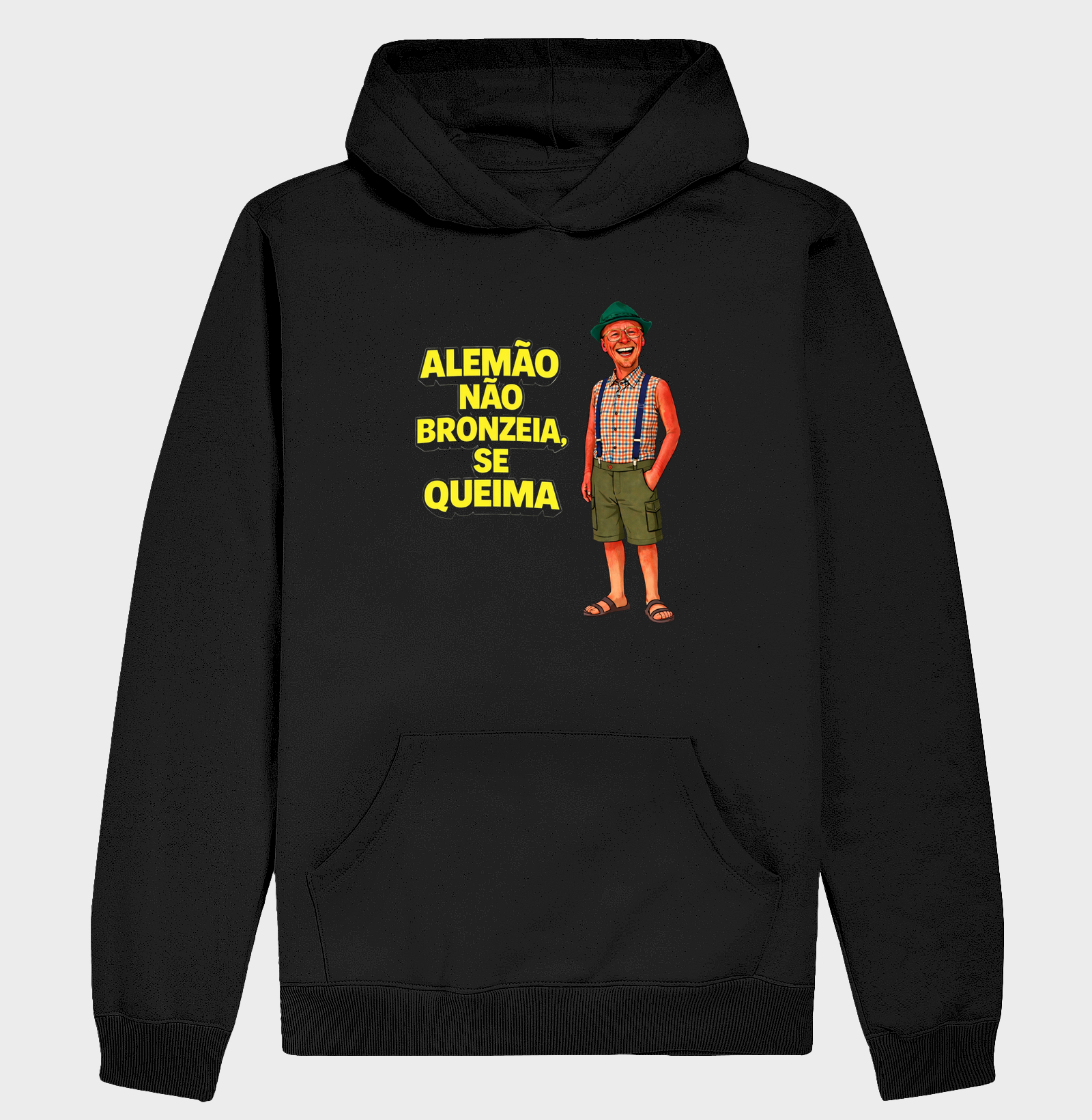 Alemão não bronzeia, se queima