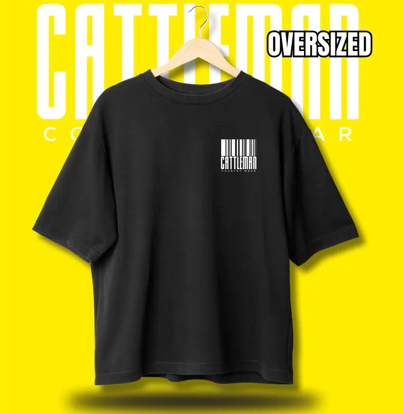 Camiseta Oversized country minimalista